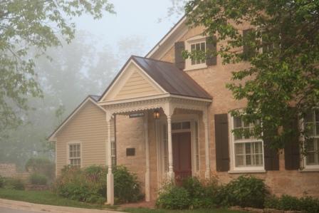 Weinert Haus Exterior on a foggy morning