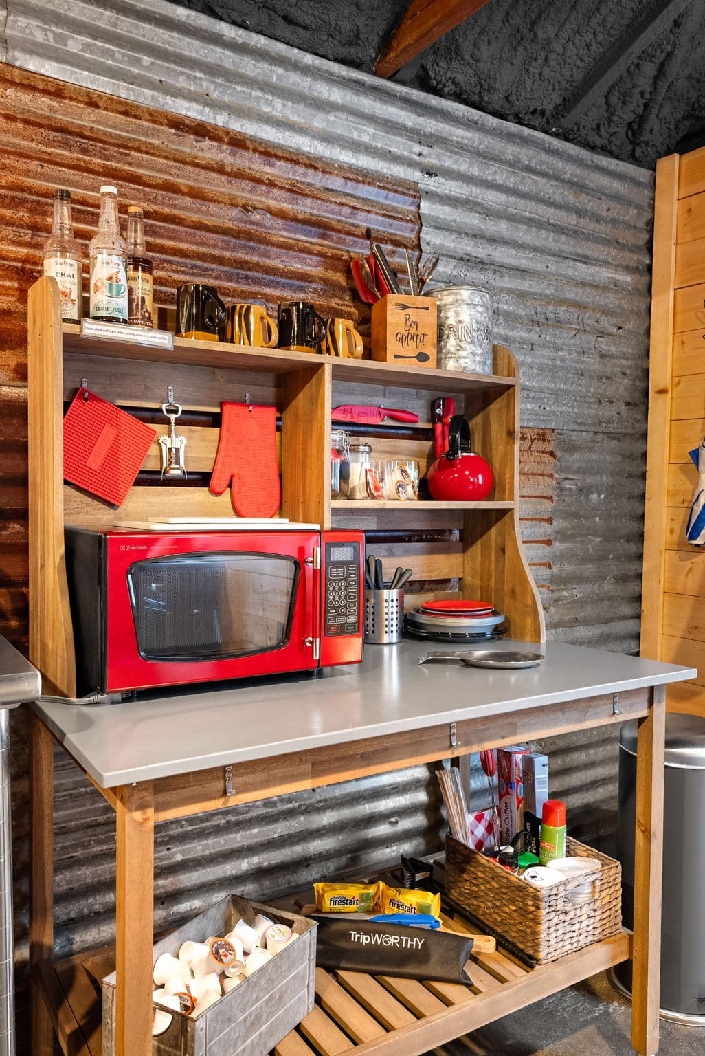 Fully Stocked Coffee Bar and all you need if you're a cook!