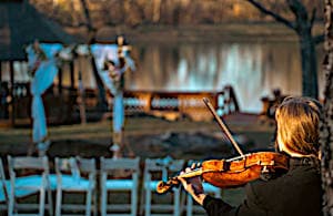 Violinist for a wedding